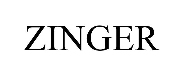 Trademark Logo ZINGER