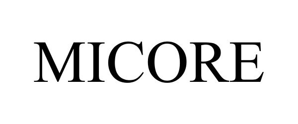 Trademark Logo MICORE