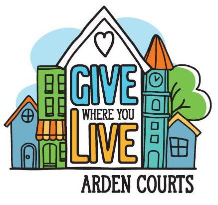 Trademark Logo GIVE WHERE YOU LIVE ARDEN COURTS