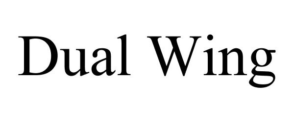 Trademark Logo DUAL WING