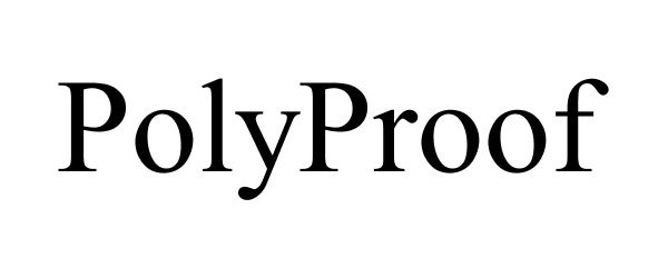 Trademark Logo POLYPROOF