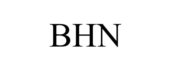 Trademark Logo BHN