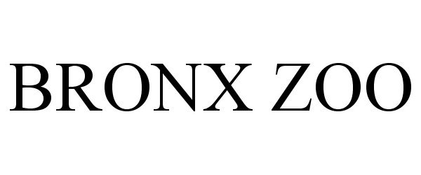 Trademark Logo BRONX ZOO