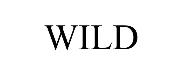 Trademark Logo WILD