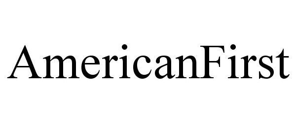 Trademark Logo AMERICANFIRST