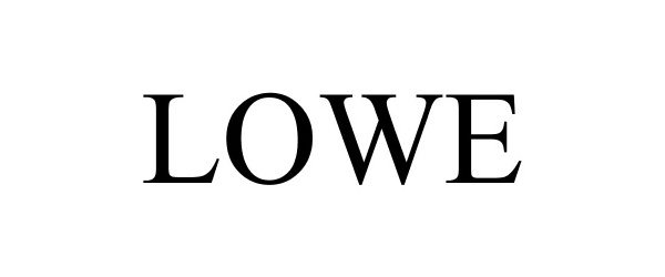 Trademark Logo LOWE
