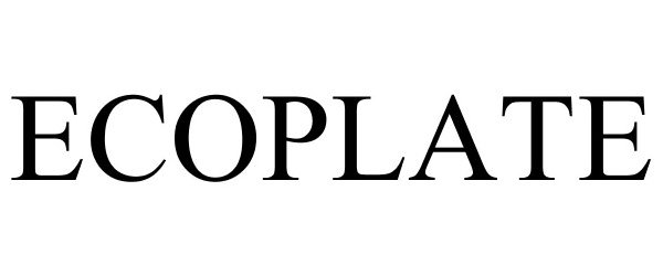 Trademark Logo ECOPLATE