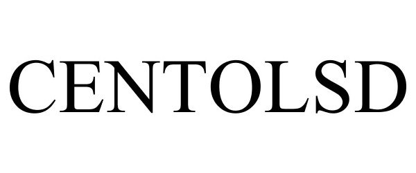 Trademark Logo CENTOLSD