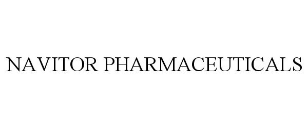  NAVITOR PHARMACEUTICALS