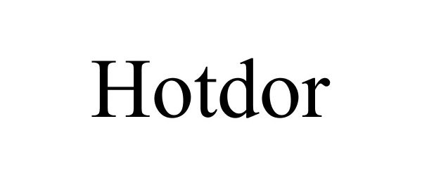 Trademark Logo HOTDOR