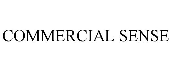 Trademark Logo COMMERCIAL SENSE