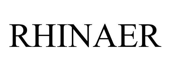 Trademark Logo RHINAER