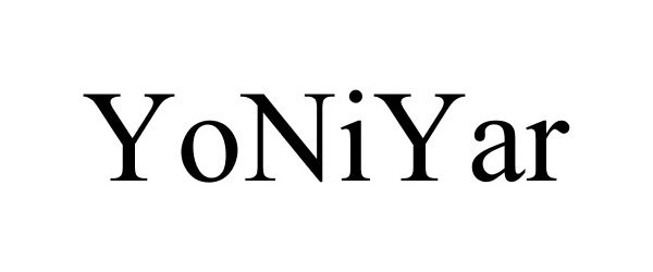 Trademark Logo YONIYAR