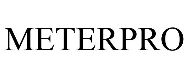 Trademark Logo METERPRO
