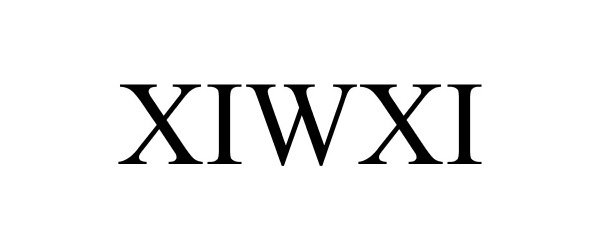 Trademark Logo XIWXI