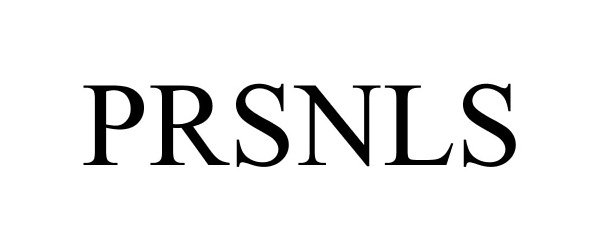 Trademark Logo PRSNLS