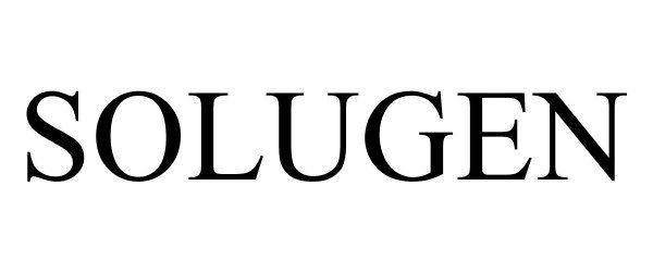 Trademark Logo SOLUGEN