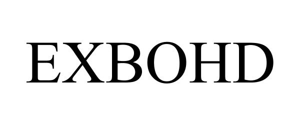 Trademark Logo EXBOHD