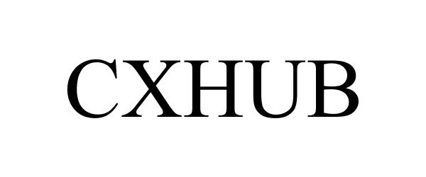 Trademark Logo CXHUB