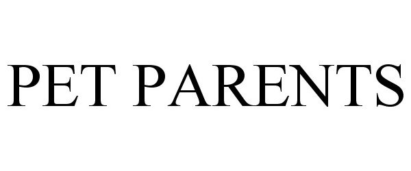 Trademark Logo PET PARENTS