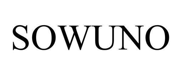 Trademark Logo SOWUNO