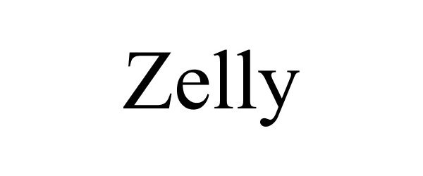 Trademark Logo ZELLY