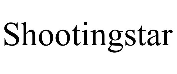 Trademark Logo SHOOTINGSTAR