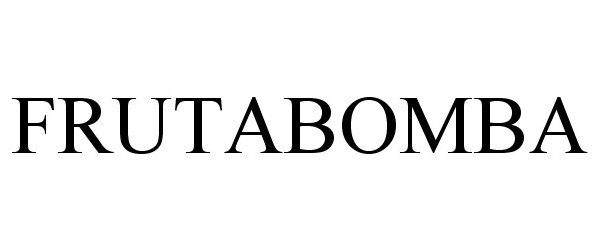 Trademark Logo FRUTABOMBA