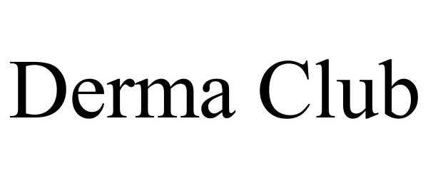 Trademark Logo DERMA CLUB