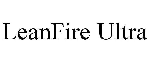Trademark Logo LEANFIRE ULTRA