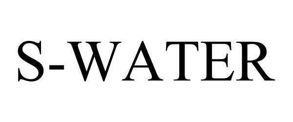Trademark Logo S-WATER