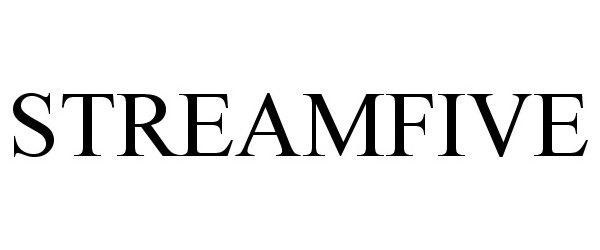 Trademark Logo STREAMFIVE