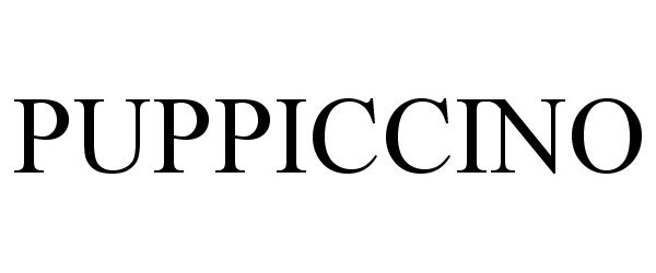 Trademark Logo PUPPICCINO