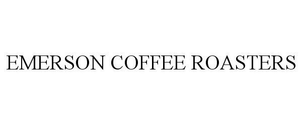  EMERSON COFFEE ROASTERS