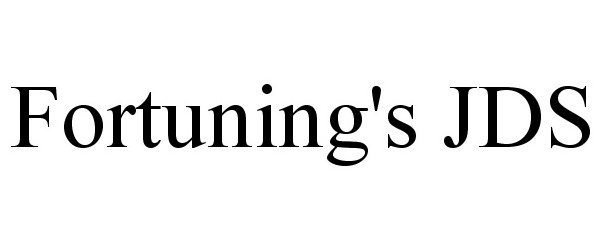 Trademark Logo FORTUNING'S JDS