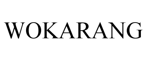 Trademark Logo WOKARANG