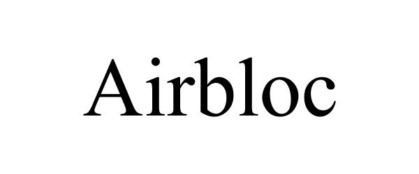 Trademark Logo AIRBLOC