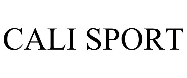 Trademark Logo CALI SPORT