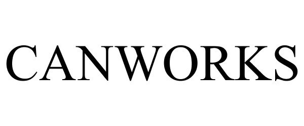 Trademark Logo CANWORKS