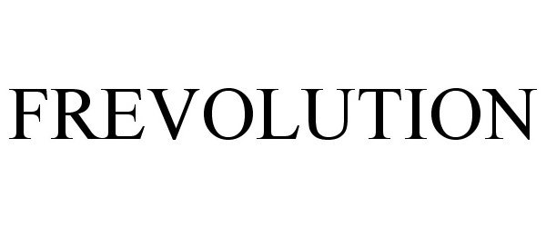 Trademark Logo FREVOLUTION