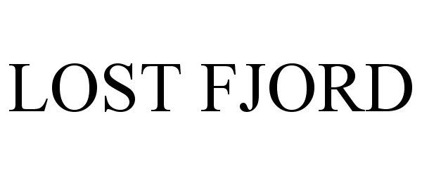 Trademark Logo LOST FJORD