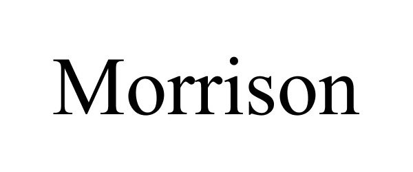 Trademark Logo MORRISON