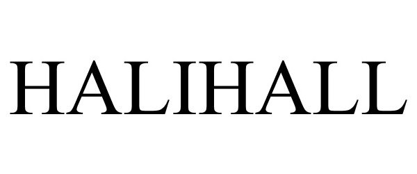 Trademark Logo HALIHALL