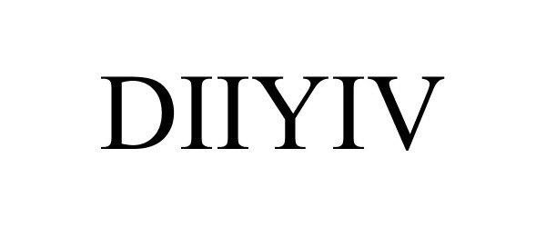 Trademark Logo DIIYIV