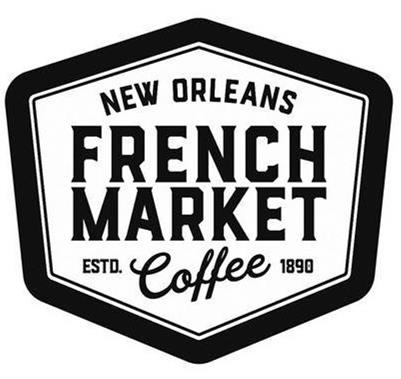 NEW ORLEANS FRENCH MARKET ESTD. COFFEE 1890