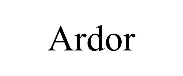 Trademark Logo ARDOR
