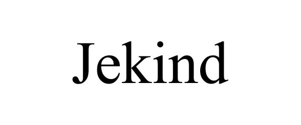 Trademark Logo JEKIND