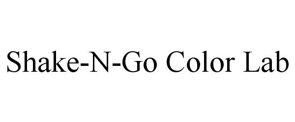 Trademark Logo SHAKE-N-GO COLOR LAB