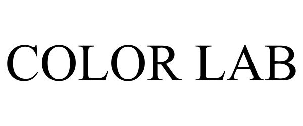 Trademark Logo COLOR LAB