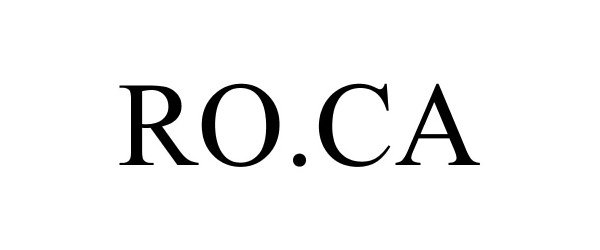 Trademark Logo RO.CA